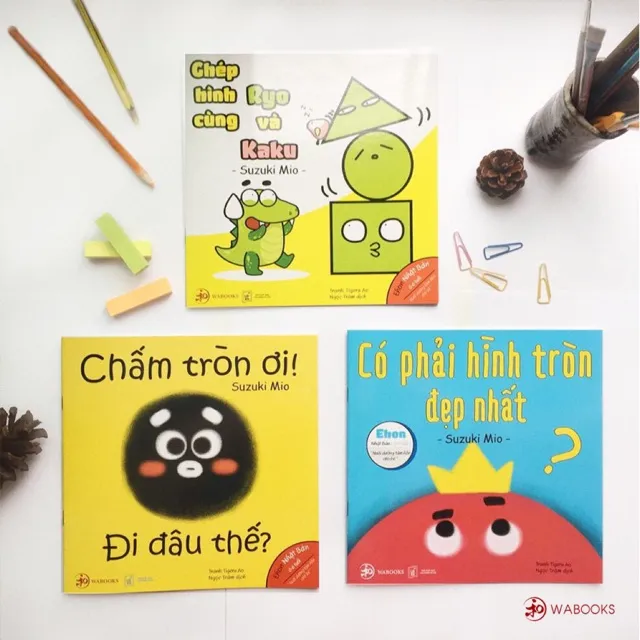 Ảnh Sách - Combo Sự kỳ diệu của hình khối - Ehon Nhật Bản cho bé 0 - 6 tuổi 2