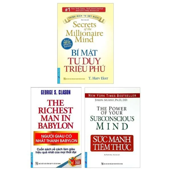 Ảnh Sách - combo sức mạnh tiềm thức, bí mật tư duy triệu phú và người giàu có nhất thành babylon(lẻ, trọn bộ) 2