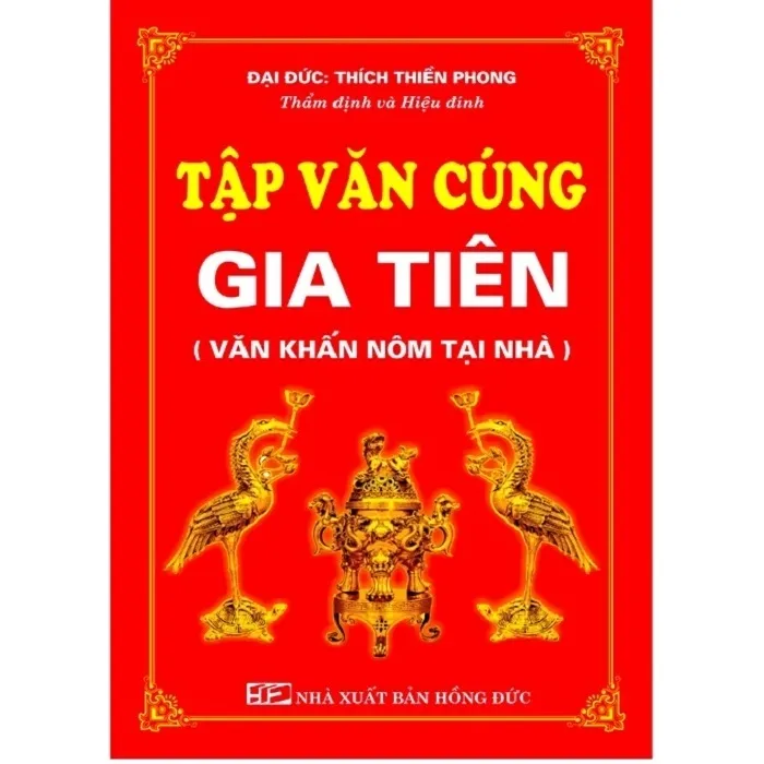 Ảnh Sách - Combo Tập văn cúng gia tiên + Khoa cúng tổng hợp 1