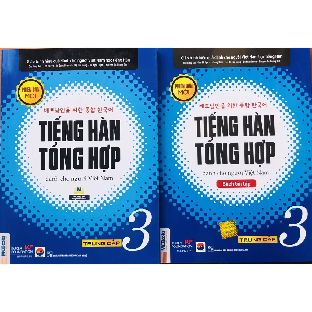 Ảnh Sách - Combo Tiếng Hàn Tổng Hợp Dành Cho Người Việt Nam - Trung cấp 3 2
