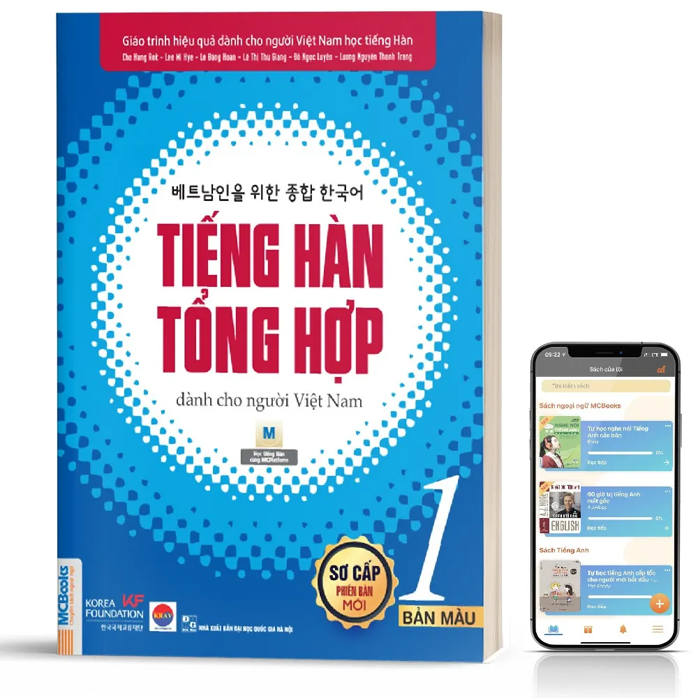 Ảnh Sách - Combo Tiếng Hàn Tổng Hợp Dành Cho Người Việt Nam - Sơ Cấp 1 ( SBT + GTR) 3