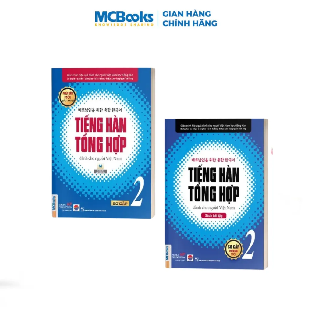 Ảnh Sách - Combo Tiếng Hàn Tổng Hợp Dành Cho Người Việt Nam Tập 1-6 - Giáo Trình Kèm Sách Bài Tập 4