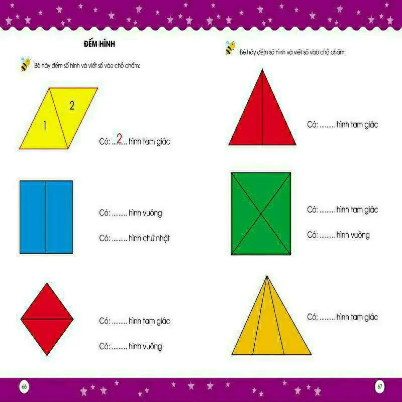 Ảnh Sách - Combo Toán Tư Duy Cho Bé 3-4 tuổi, 4-6 tuổi, 5-7 Tuổi 3