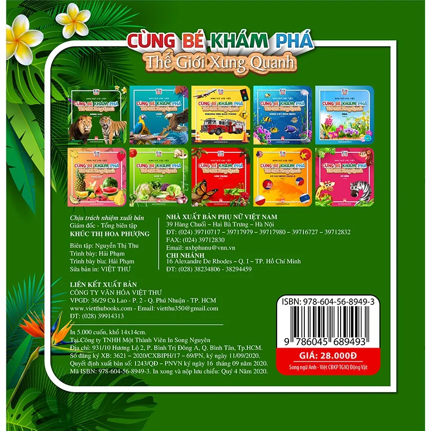 Ảnh Sách Cùng Bé Khám Phá Thế Giới Xung Quanh Động Vật Sách Song Ngữ (Bìa cứng) 4