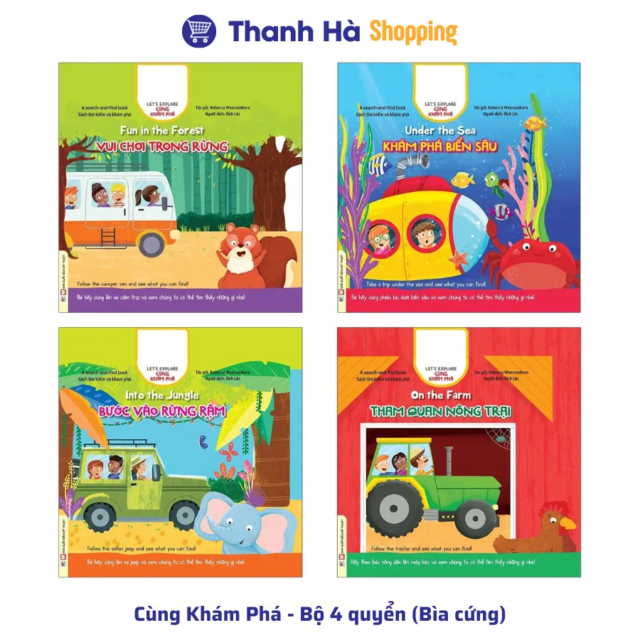 Ảnh Sách - Cùng Khám Phá - Bộ 4 quyển, lẻ tùy chọn (Sách song ngữ dành cho trẻ từ 1 tuổi) 1