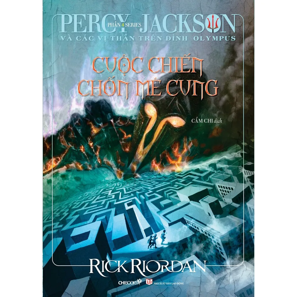 Ảnh Sách: Cuộc Chiến Chốn Mê Cung (Phần 4 bộ Percy Jackson Và Các Vị Thần Trên Đỉnh Olympus) 1