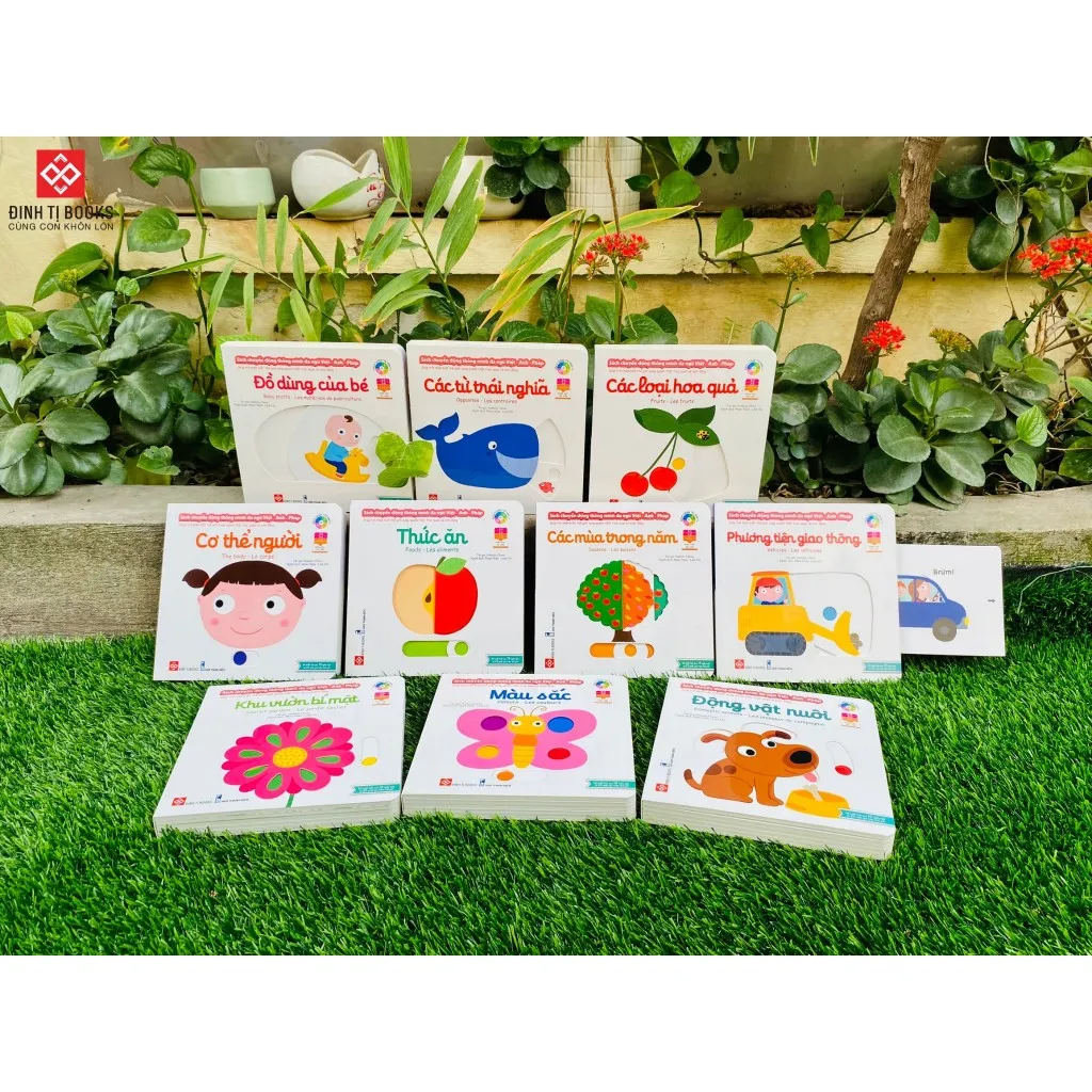 Ảnh Sách đa tương tác - Chuyển động thông minh đa ngữ Việt - Anh - Pháp - Dành cho trẻ từ 0 - 6 tuổi - Đinh Tị Books 2