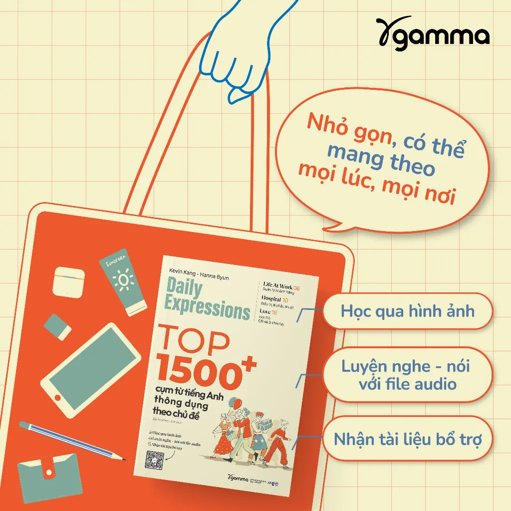 Ảnh Sách > Daily Expression: Top 1500+ Cụm Từ Tiếng Anh Thông Dụng Theo Chủ Đề (Alpha Books) 3