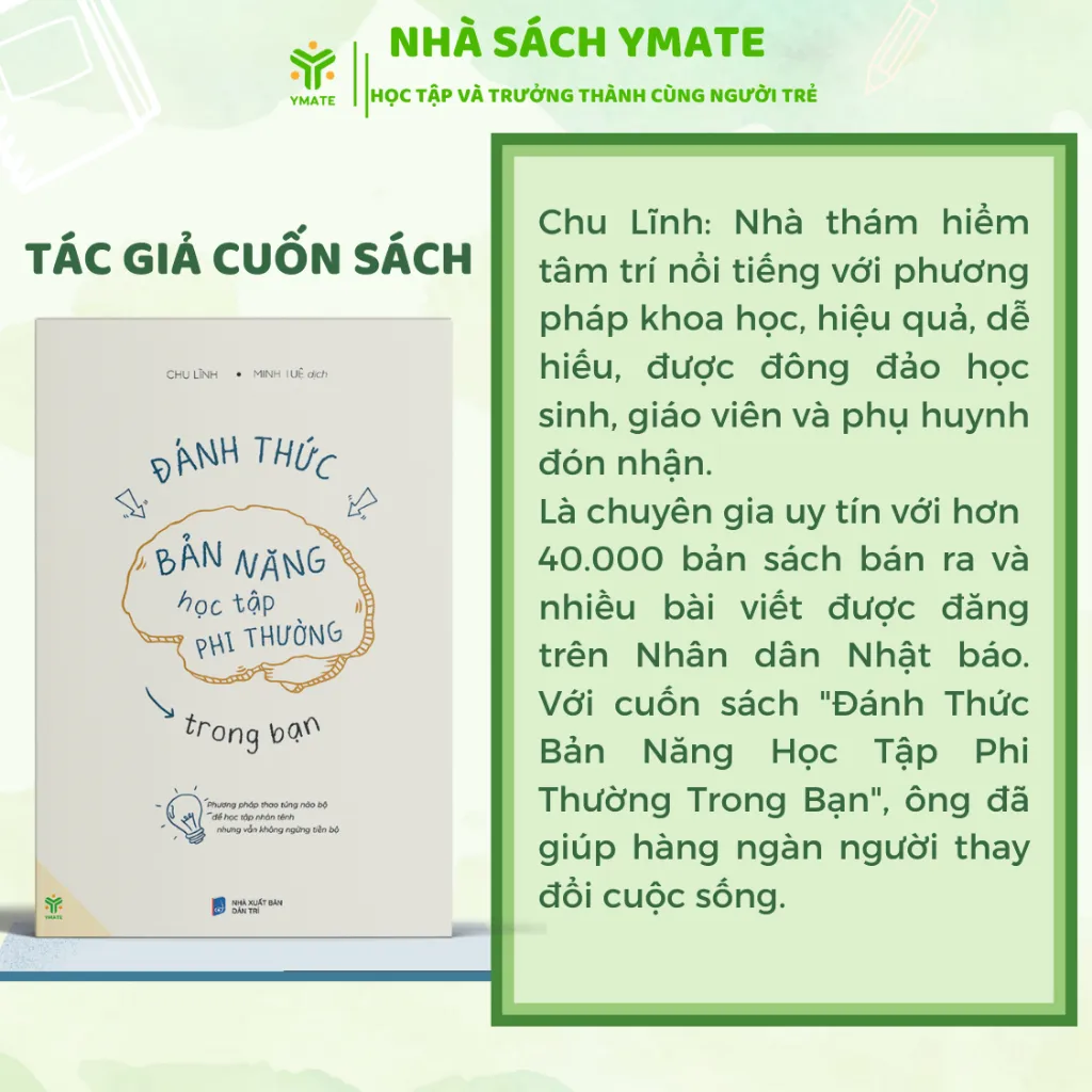 Ảnh Sách - Đánh Thức Bản Năng Học Tập Phi Thường Trong Bạn - YMATE 4