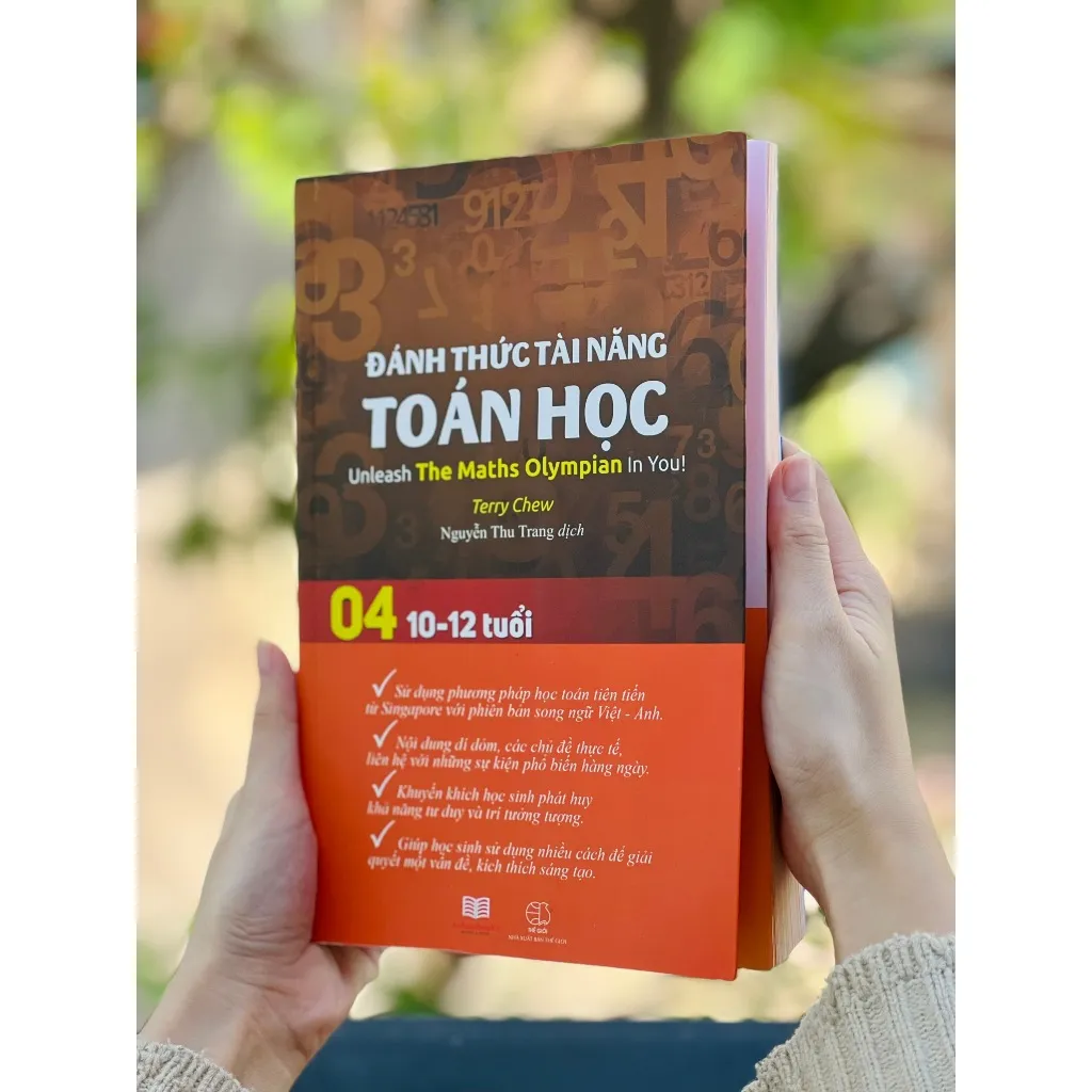 Ảnh Sách Đánh Thức Tài Năng Toán Học 4, Sách Song Ngữ Anh Việt, Toán Singapore Lớp 4 ( 10 - 12 tuổi ) 2