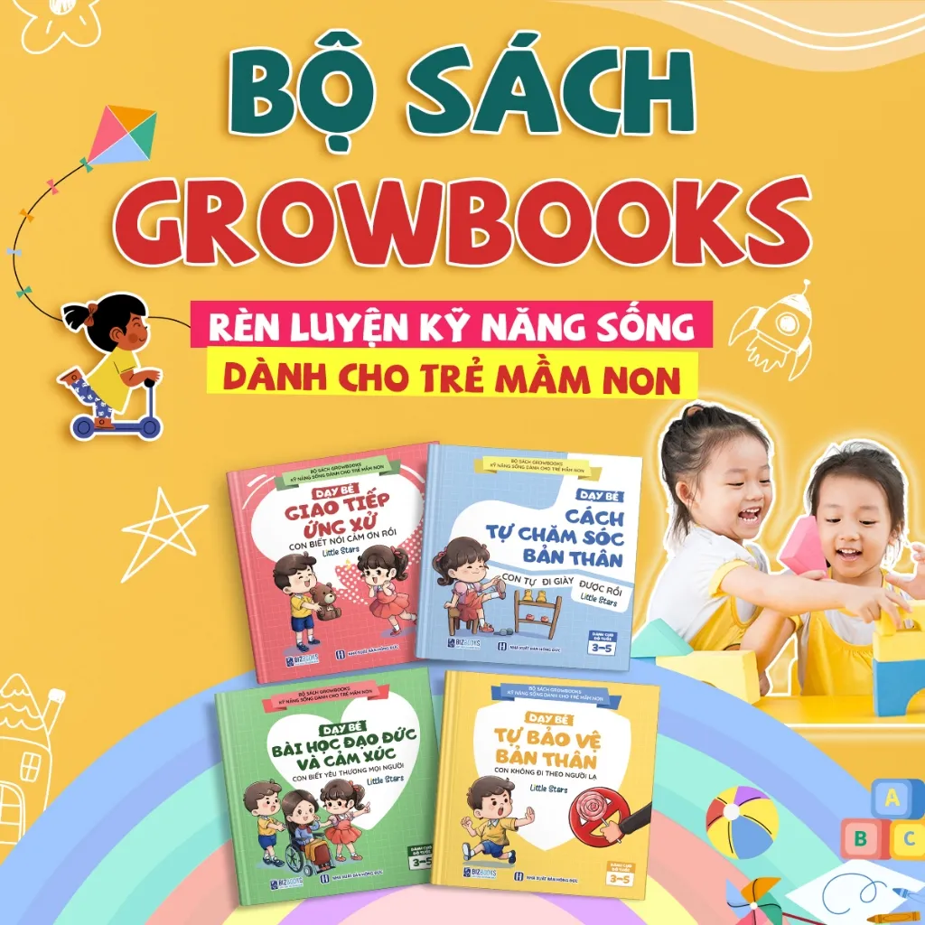 Ảnh Sách Dạy Bé Cách Tự Chăm Sóc Bản Thân: Con Tự Đi Giày Được Rồi - Growbooks - Kỹ Năng Sống Dành Cho Trẻ Mầm Non 1
