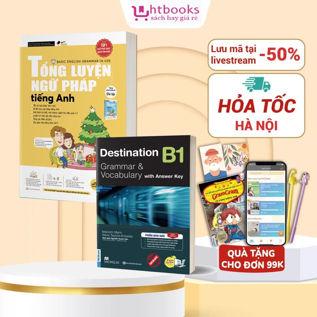 Ảnh Sách - Destination B1, B2 &C1,C2 (Kèm Đáp Án) Và Tổng Luyện Ngữ Pháp Tiếng Anh (Combo/Lẻ tự chọn) 1
