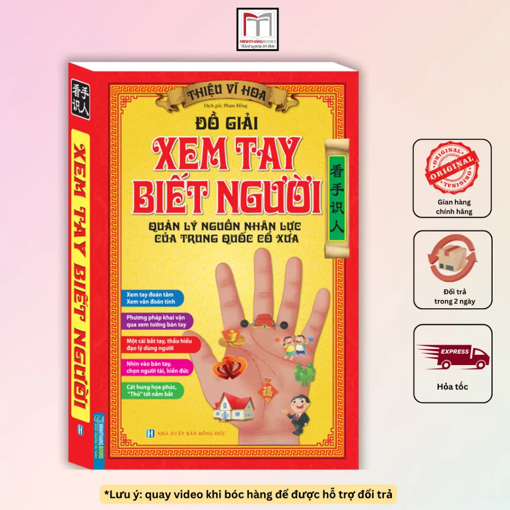 Ảnh Sách - Đồ giải xem tay biết người (bìa mềm) tái bản 1