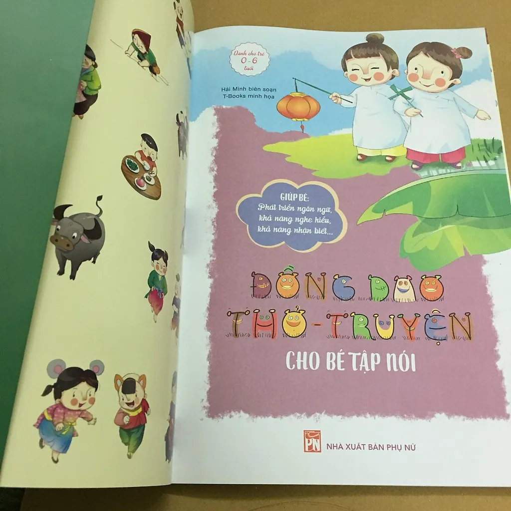 Ảnh Sách - Đồng Dao Thơ - Truyện Cho Bé Tập Nói 1