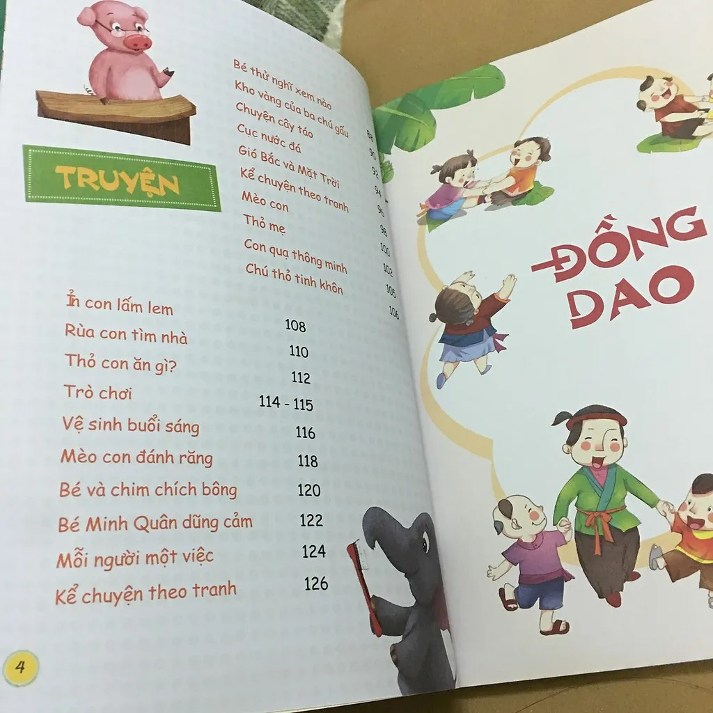 Ảnh Sách - Đồng Dao Thơ - Truyện Cho Bé Tập Nói 3