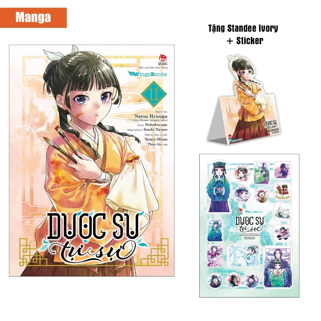 Ảnh Sách Dược sư tự sự - Lẻ tập 1 2 3 4 5 6 7 8 9 10 11 12 13 - Manga + Light Novel + Combo - NXB Kim Đồng 3