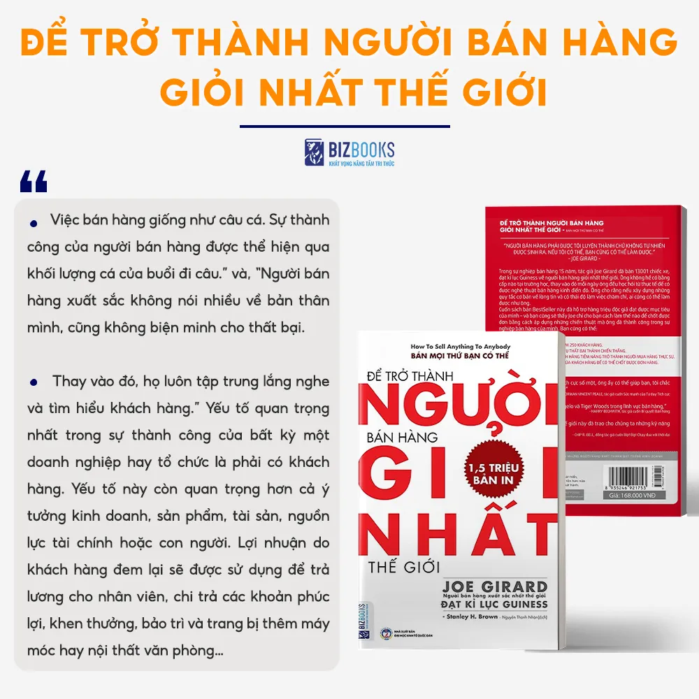 Ảnh Sách - Để Trở Thành Người Bán Hàng Giỏi Nhất Thế Giới 3