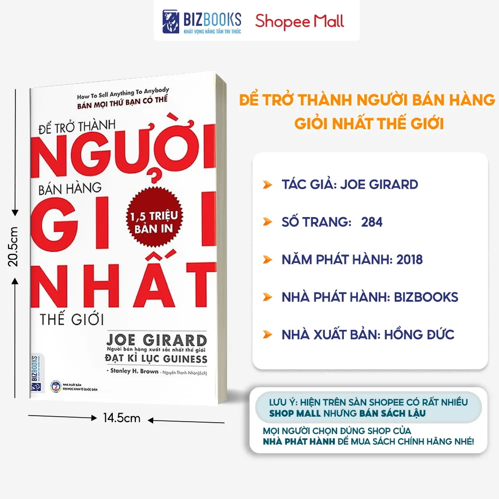 Ảnh Sách - Để Trở Thành Người Bán Hàng Giỏi Nhất Thế Giới 4