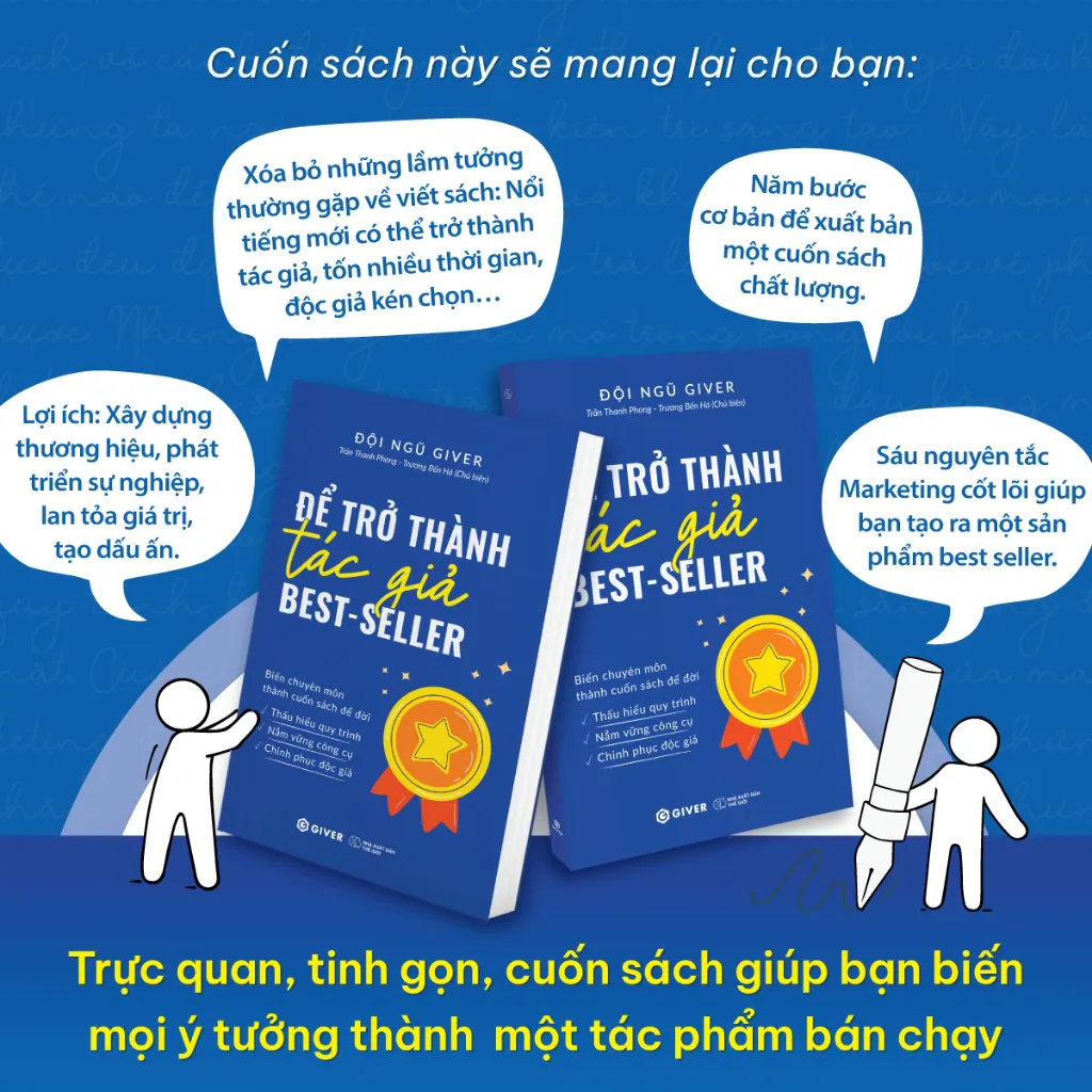 Ảnh Sách - Để Trở Thành Tác Giả Best Seller - Biến Chuyên Môn Thành Cuốn Sách Để Đời 2