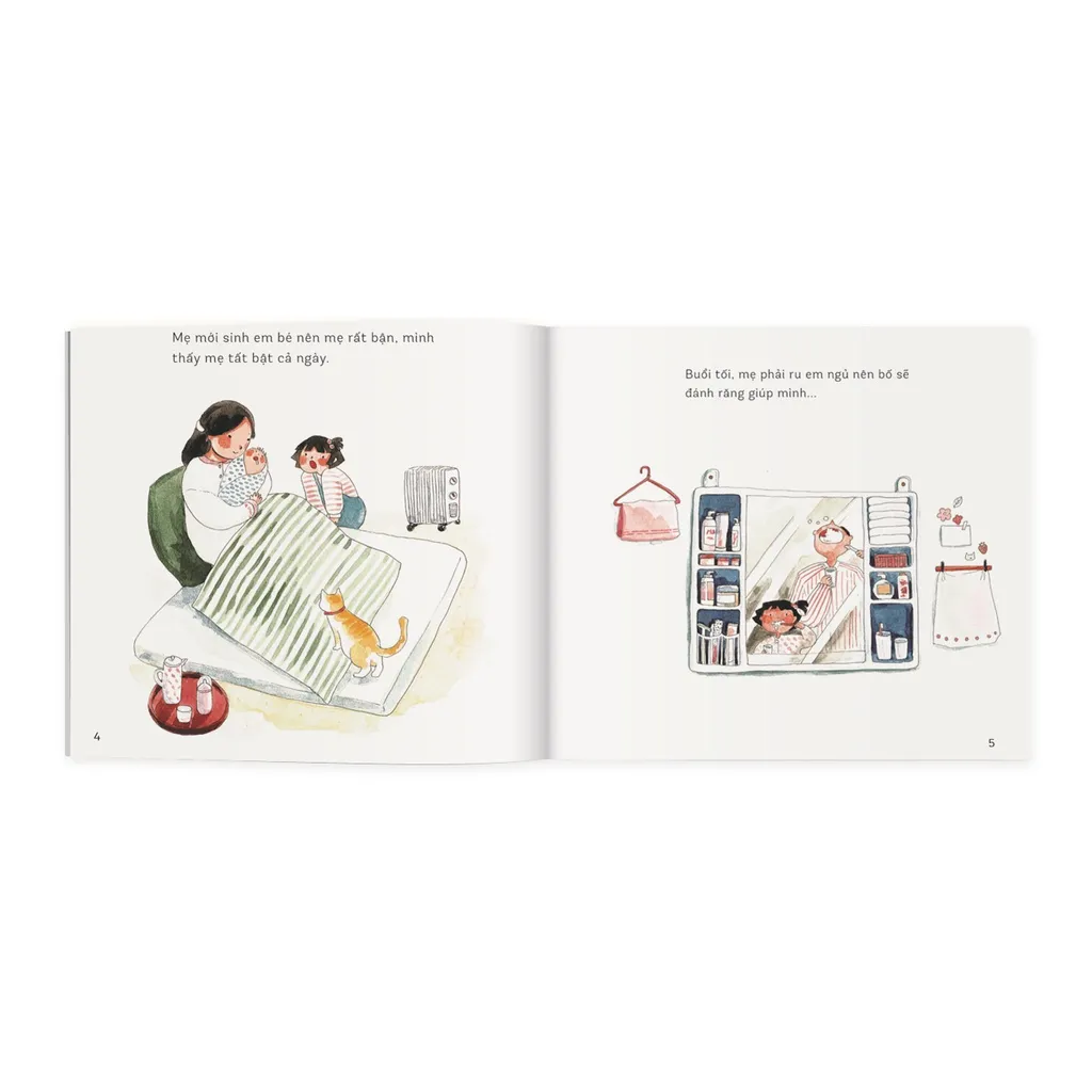 Ảnh Sách Ehon  - Bộ 4 cuốn Chúng Mình Lớn Rồi - Dành cho trẻ từ 3-6 tuổi. 1