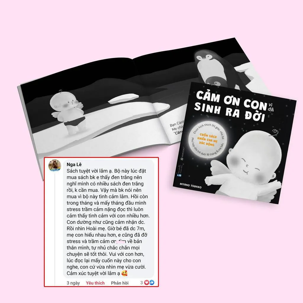Ảnh Sách Ehon - Cảm Ơn Con [Bộ 3 Cuốn] 2