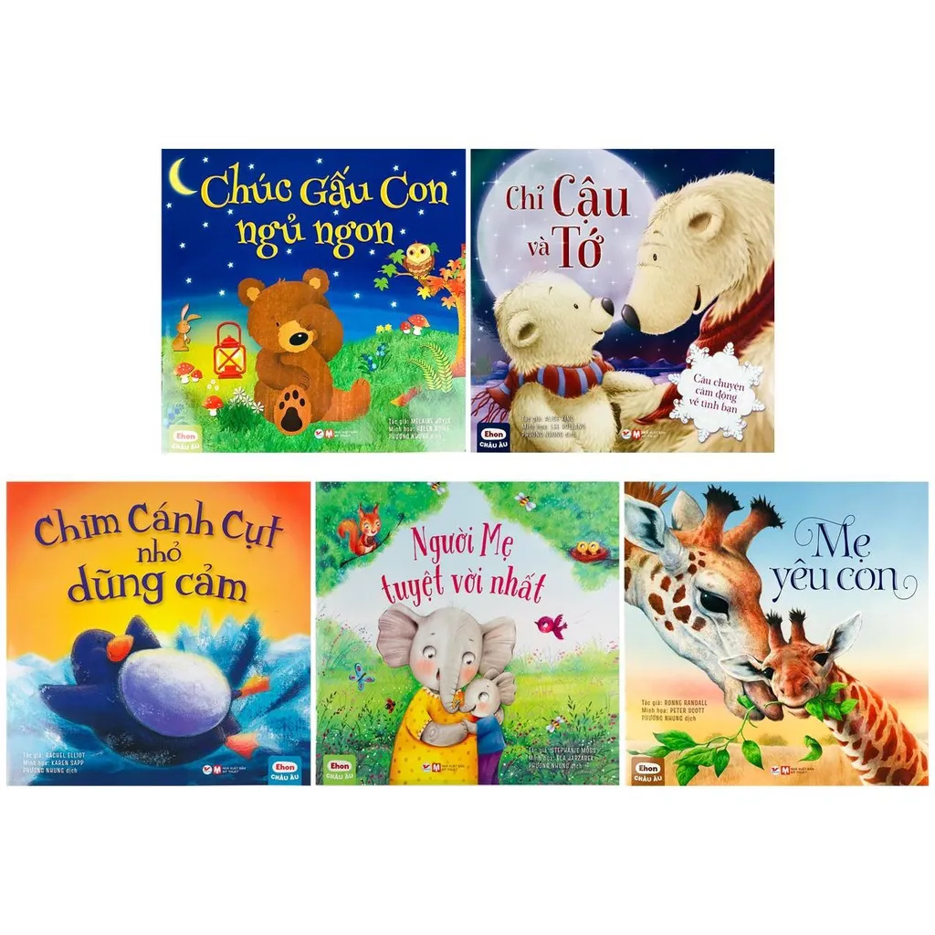 Ảnh Sách - Ehon Châu Âu - Thực phẩm nuôi dưỡng tâm hồn trẻ thơ (Combo, lẻ tùy chọn) 3