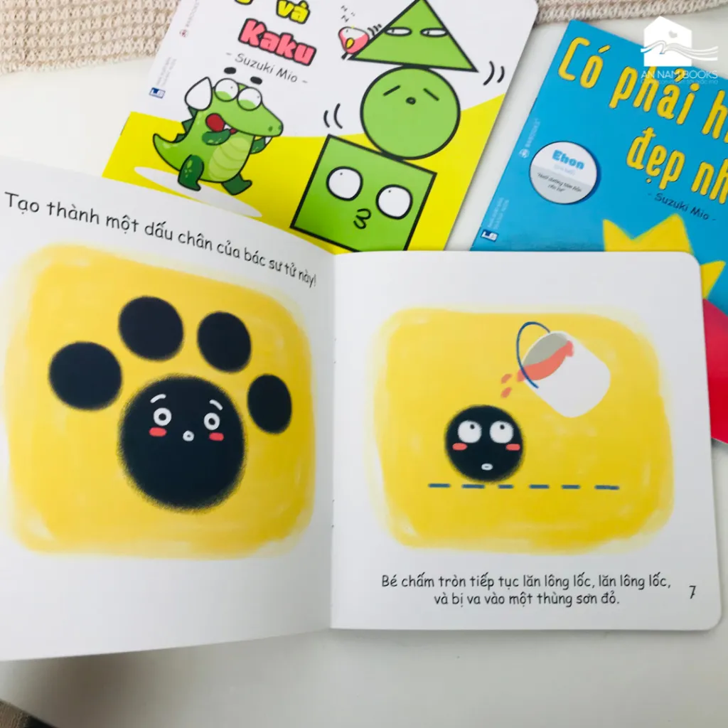 Ảnh Sách Ehon Combo 3 cuốn Điều kỳ diệu của hình khối Ehon dành cho bé từ 0 6 tuổi 2