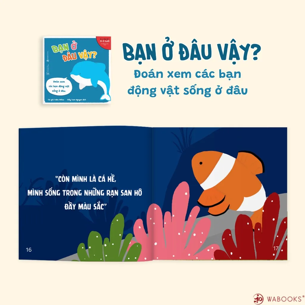 Ảnh Sách Ehon - Combo 4 cuốn Bạn là ai vậy - dành cho trẻ từ 0 đến 3 tuổi 3