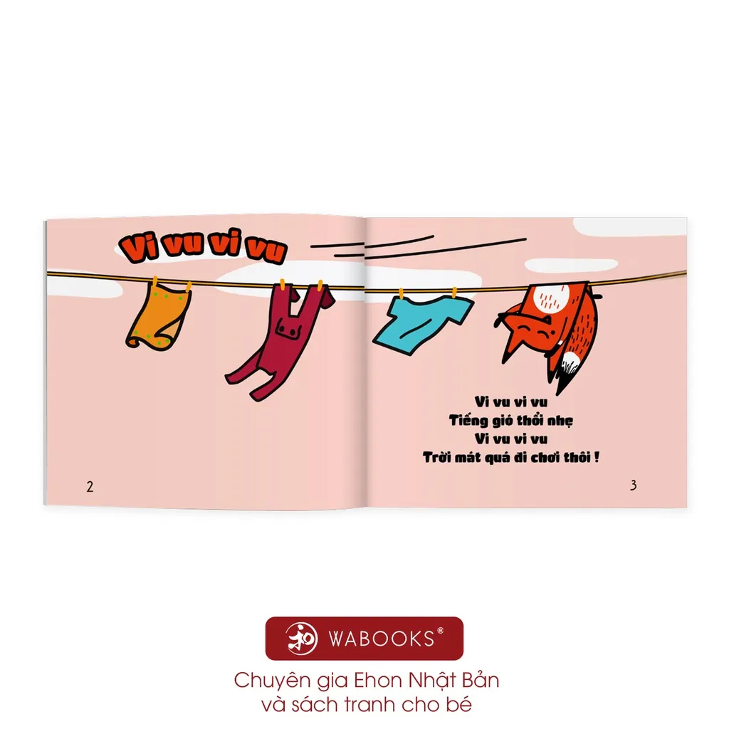 Ảnh Sách Ehon - Combo 9 cuốn Moi moi, Cáo Ken Âm thanh, Buồn ngủ - Cho bé 0 - 2 tuổi 4
