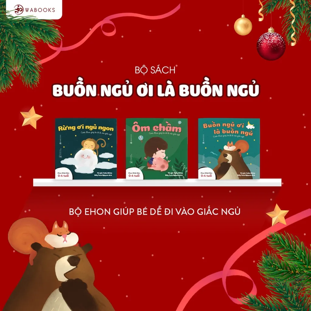 Ảnh Sách Ehon - Combo 9 cuốn Moi moi Âm thanh Buồn ngủ - Cho bé 0 - 2 tuổi 4