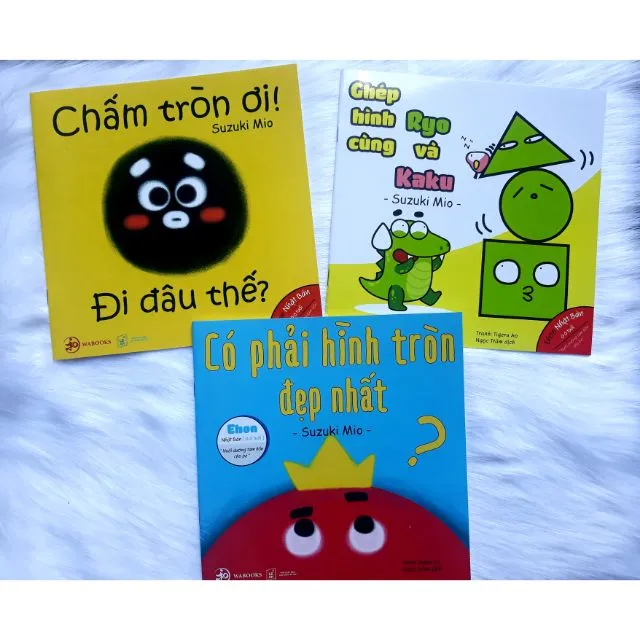 Ảnh Sách Ehon hình khối cho bé 0 - 6 tuổi ( set 3 cuốn ) 1