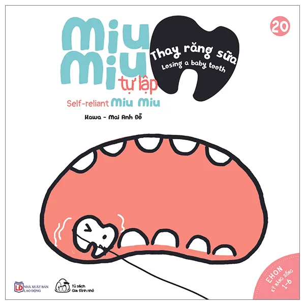 Ảnh Sách Ehon Kĩ Năng Sống Miu Miu Tự Lập Phần 1 - Song ngữ Anh - Việt (1-6 tuổi - 8 cuốn lẻ tùy chọn) 1