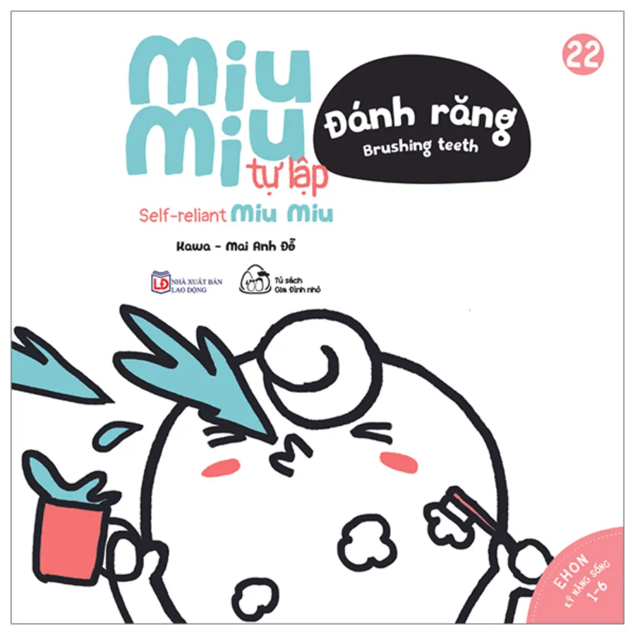 Ảnh Sách - Ehon Kĩ Năng Sống - Miu Miu Tự Lập Phần 1 - Song ngữ (8 quyển lẻ tùy chọn cho trẻ 1-6 tuổi) 1