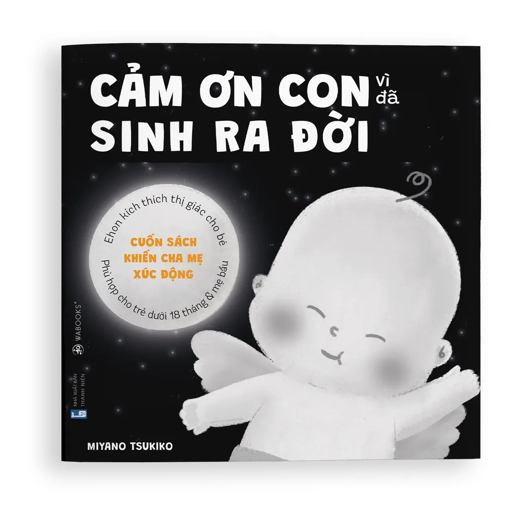 Ảnh Sách Ehon kích thích thị giác - Cảm Ơn Con - Dành cho trẻ 0-18 tháng tuổi và mẹ bầu 1