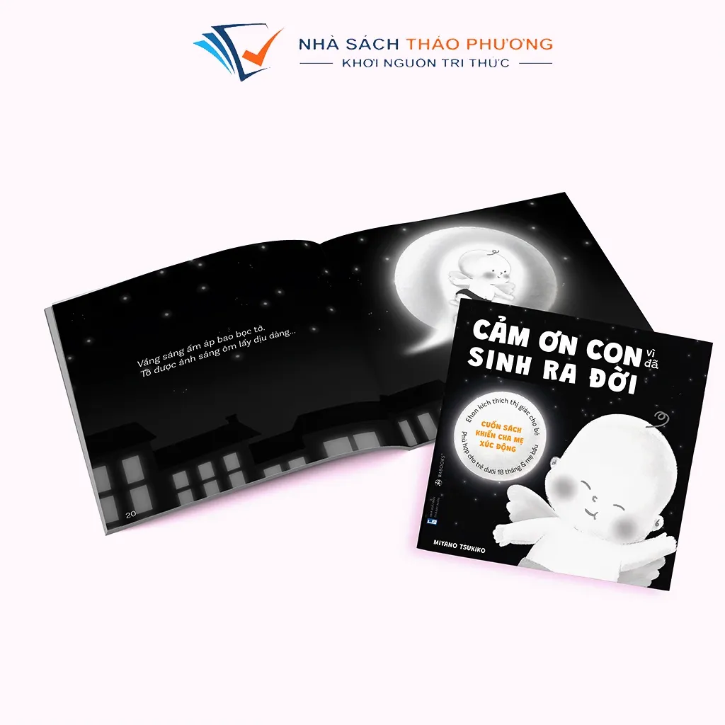 Ảnh Sách Ehon kích thích thị giác cho bé - Cảm Ơn Con - Dành cho trẻ 0-18 tháng tuổi và mẹ bầu 4