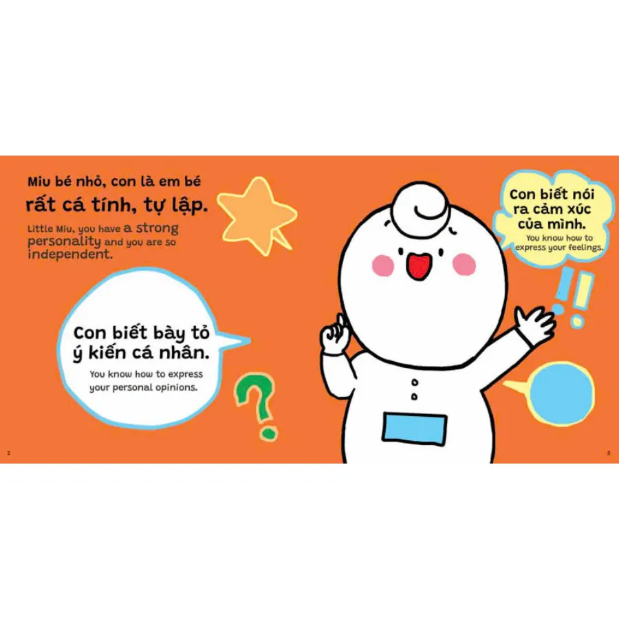 Ảnh Sách Ehon Miu Bé Nhỏ - Phần 4 - Tặng Miu nhồi bông xinh xắn - Song Ngữ Anh - Việt (1-6 tuổi) 1