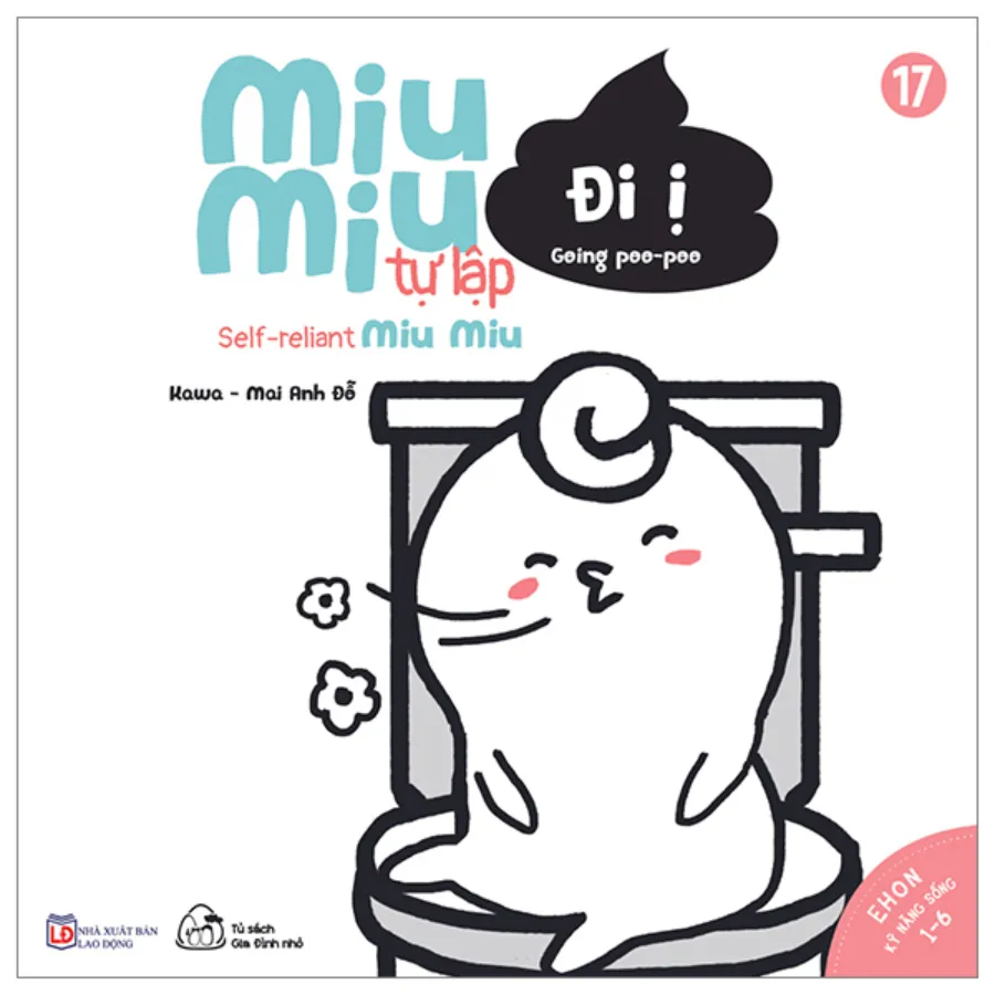Ảnh Sách Ehon Miu Miu Tự Lập - Phần 1 - Tặng Miu nhồi bông xinh xắn - Song Ngữ Anh - Việt (1-6 tuổi) 3