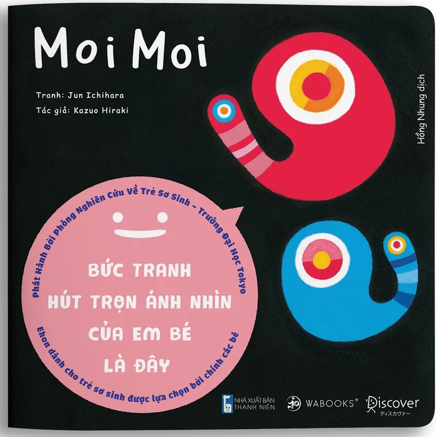 Ảnh Sách Ehon - Moi Moi - Giúp các em bé ngừng khóc - Ehon Nhật Bản cho trẻ sơ sinh 1