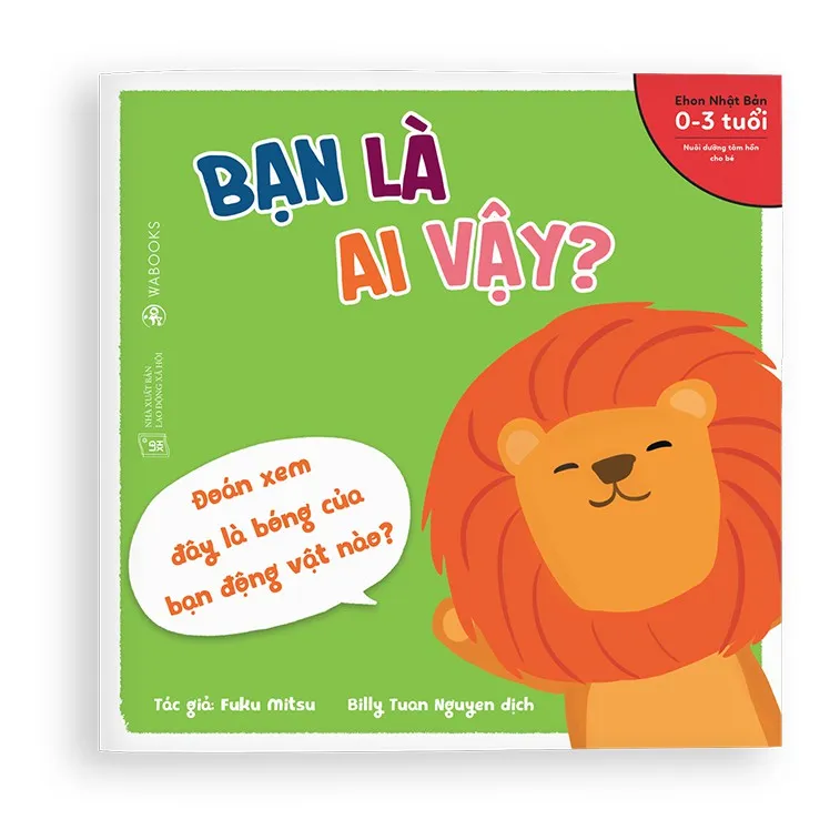Ảnh Sách Ehon Nhật Bản - Combo 4 cuốn Bạn là ai vậy - Dành cho trẻ từ 0 - 3 tuổi - 4 cuốn lẻ tùy chọn 4
