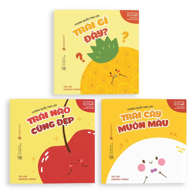 Ảnh Sách Ehon Nhật Bản - Vương quốc trái cây - Combo 3 cuốn dành cho bé từ 0 - 3 tuổi 1