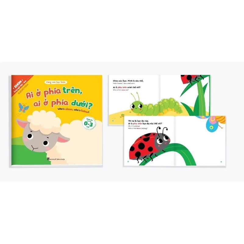 Ảnh Sách - Ehon Toán Học Đầu Đời Cho Bé 0-3 Tuổi - Song Ngữ Việt Anh 4