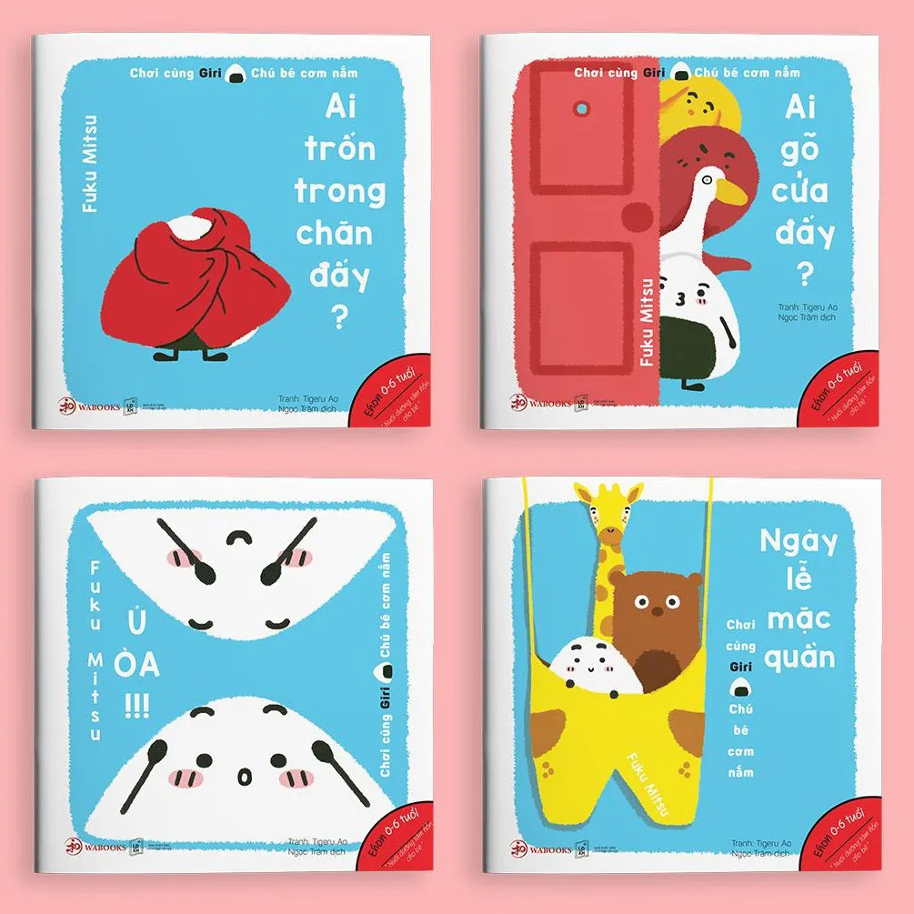 Ảnh Sách Ehon Wabooks Nhật [ Các Bộ Chọn Lọc Thích Nhất Cho Bé 0 - 6 Tuổi ] 1