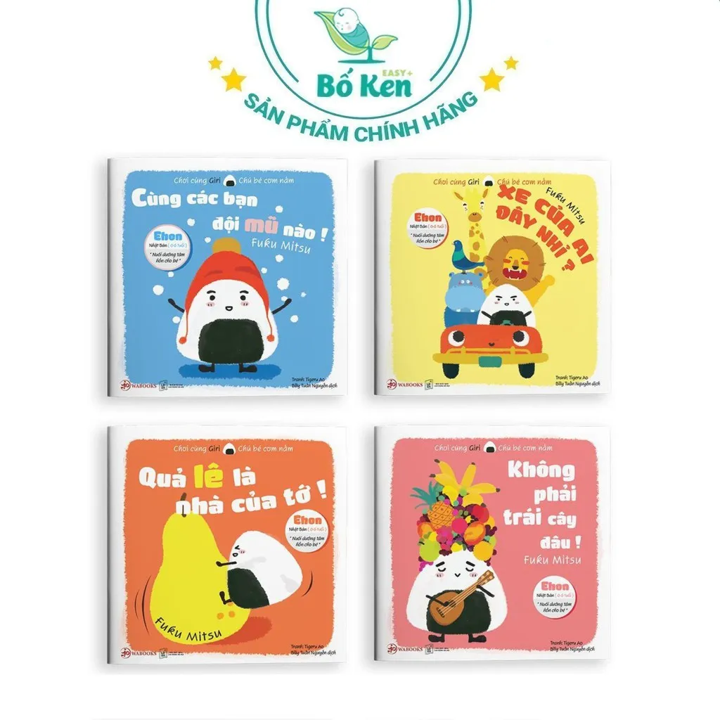 Ảnh Sách Ehon Wabooks Nhật [ Các Bộ Chọn Lọc Thích Nhất Cho Bé 0 - 6 Tuổi ] 2