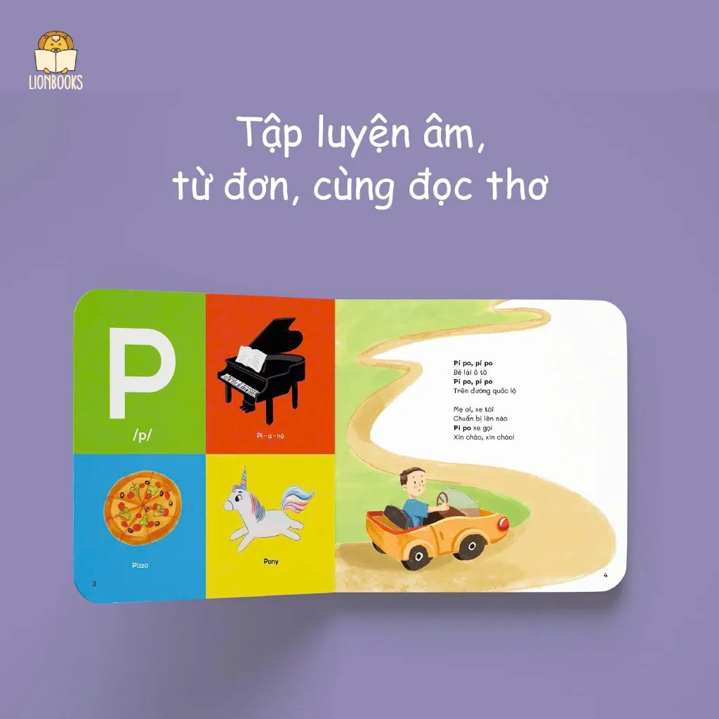 Ảnh Sách Em Bé Bi Bô - Bộ Sách Dành Riêng Cho Em Bé Tập Nói - Lion Books 3
