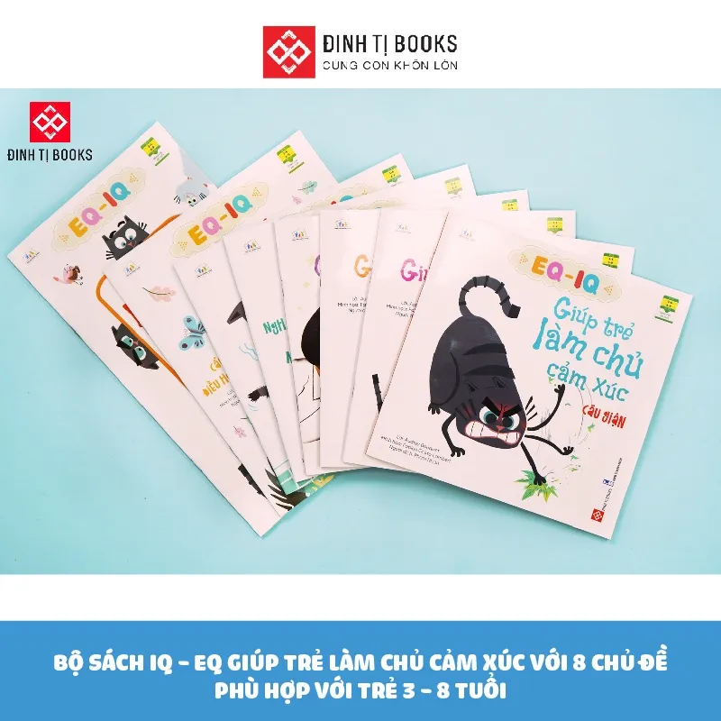 Ảnh Sách EQ - IQ giúp trẻ làm chủ cảm xúc - Truyện tranh minh họa giáo dục cho trẻ từ 3 - 9 tuổi - Đinh Tị Books 2