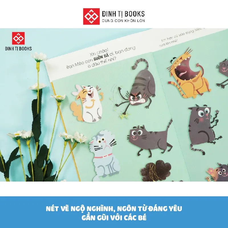 Ảnh Sách EQ - IQ giúp trẻ làm chủ cảm xúc - Truyện tranh minh họa giáo dục cho trẻ từ 3 - 9 tuổi - Đinh Tị Books 3