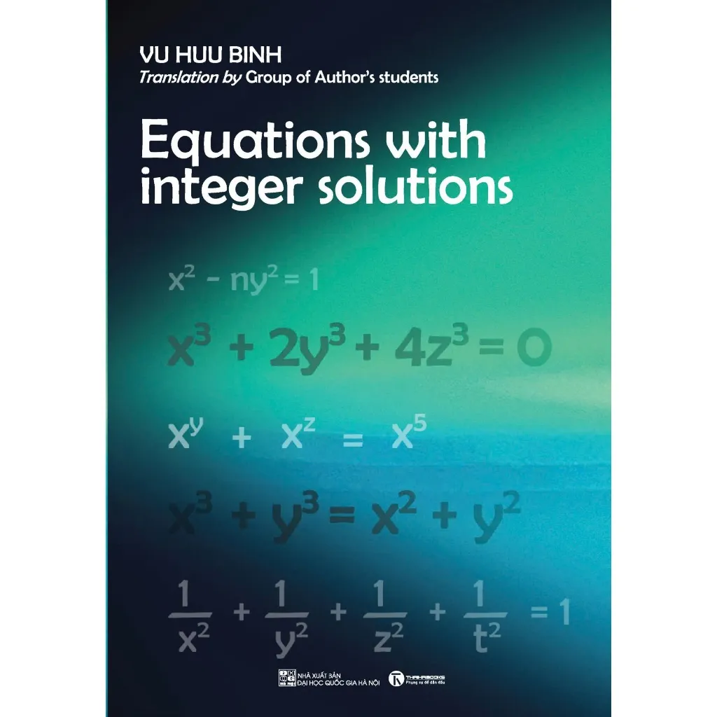 Ảnh Sách - Equations with integer solutions - Thái Hà Books 2