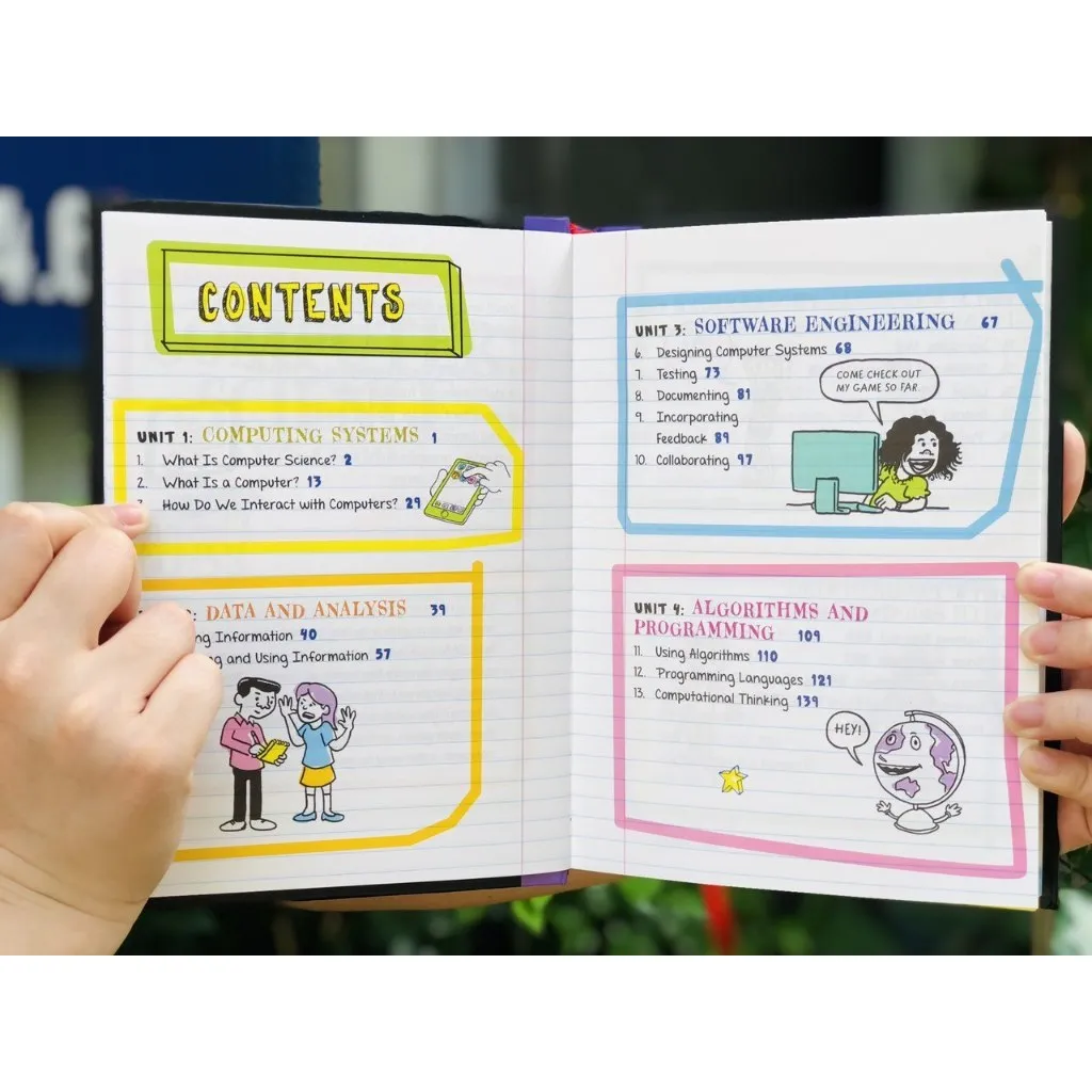 Ảnh Sách Everything You Need Ace To Computer Science and Coding  Sổ tay khoa học máy tính & mã hóa ( 11 - 15 tuổi ) 4