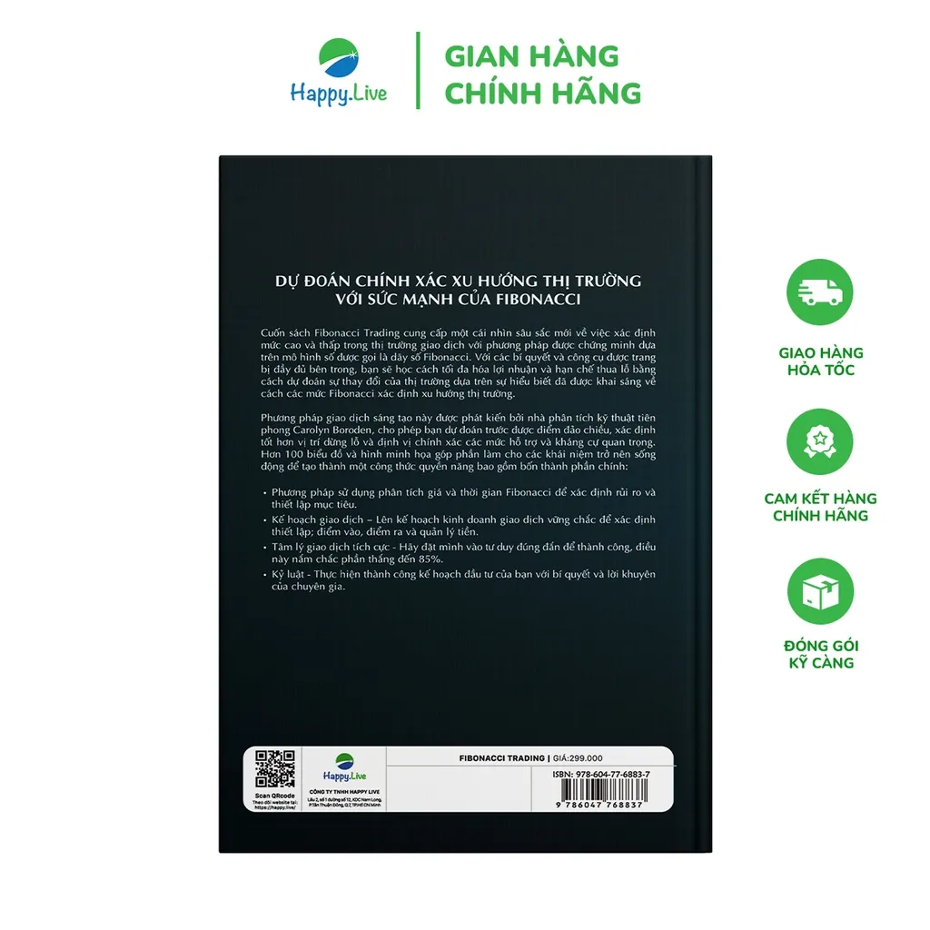 Ảnh Sách Fibonacci Trading - Cách thức làm chủ lợi thế về thời gian và giá trong giao dịch - Happy Live 2
