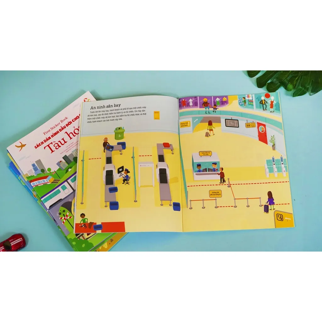 Ảnh Sách - First sticker book - Dán hình đầu đời cho bé từ 3 - 8 tuổi với hơn 200 miếng dán ngộ nghĩnh - Đinh Tị Books 1